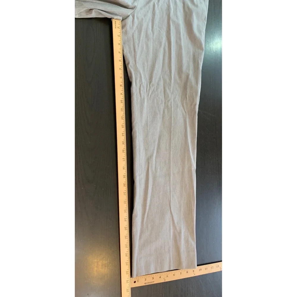 Banana Republic Mens Tailored Slim‎ Fit Grey Heather Trousers 36x32 (36x30.5)